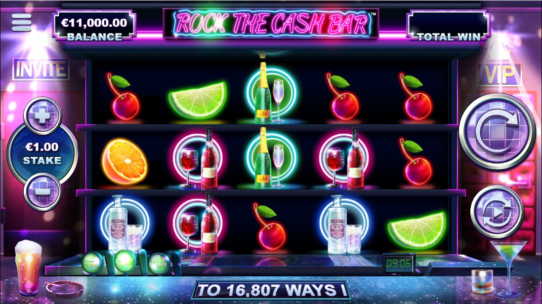 Приглашение на пиво на игровом слоте «Rock the Cash Bar» от Rox casino зеркало